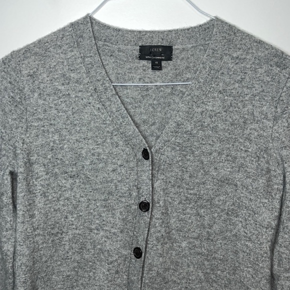 JCrew Wool/cashmere Grey Button Down Cardigan Size XS - Picture 4 of 9